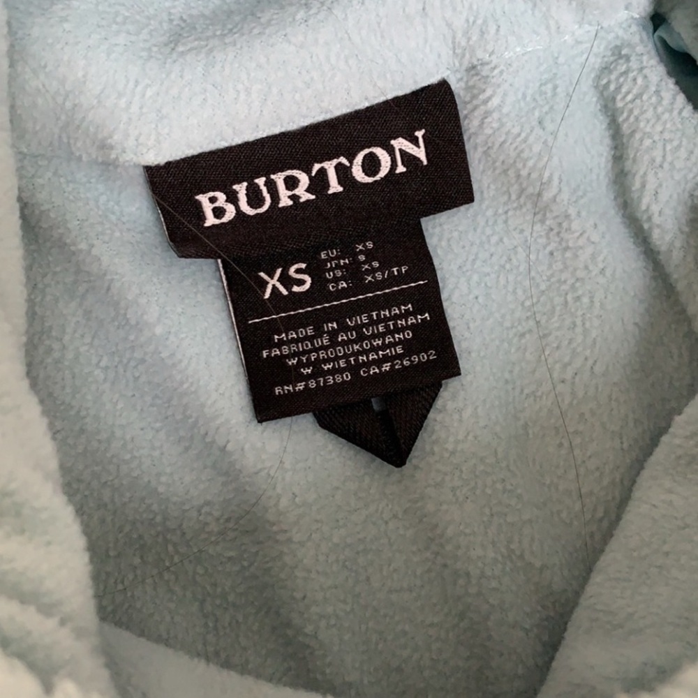 Burton Lynx pullover fleece jacket/top - like new - Picture 6 of 8